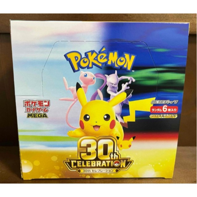 Pokémon Card Game MEGA 30th CELEBRATION Box Expansion Pack Made In ...