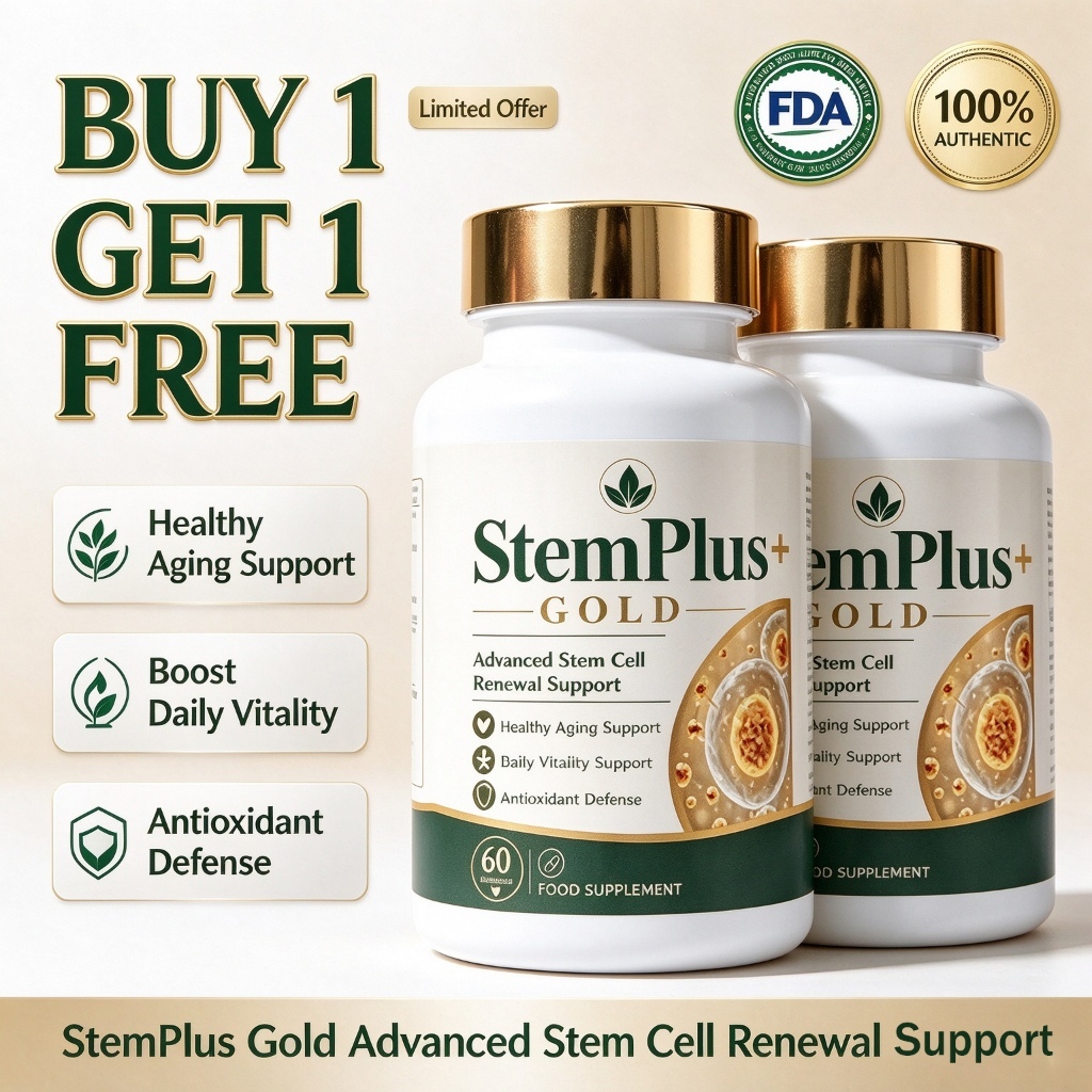 StemPlus Gold Advanced Stem Cell Renewal Support 60 Capsules Anti‑Aging ...