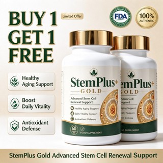 StemPlus Gold Advanced Stem Cell Renewal Support 60 Capsules Anti‑Aging ...