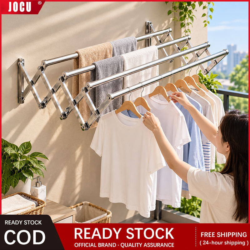 Retractable Foldable Sampaya Stainless Wall Mounted Clothes Drying Rack ...