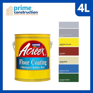 DAVIES ACREEX Chlorinated Rubber Based Floor Paint 4L | Shopee Philippines