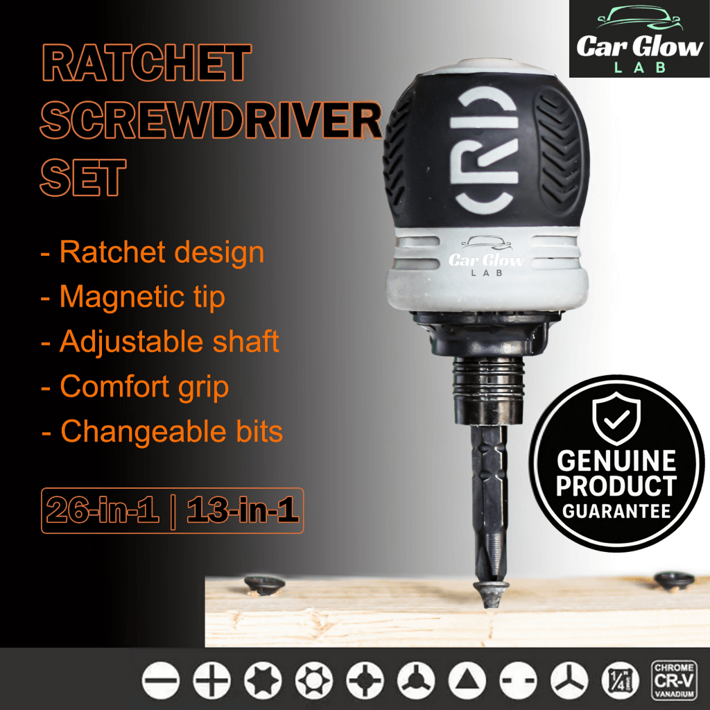 26 in 1 Ratchet Screwdriver Set Magnetic Dual-purpose Batch Head Repair ...