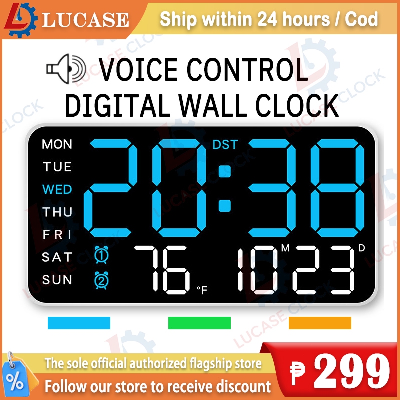 Shop digital wall clock battery operated for Sale on Shopee Philippines