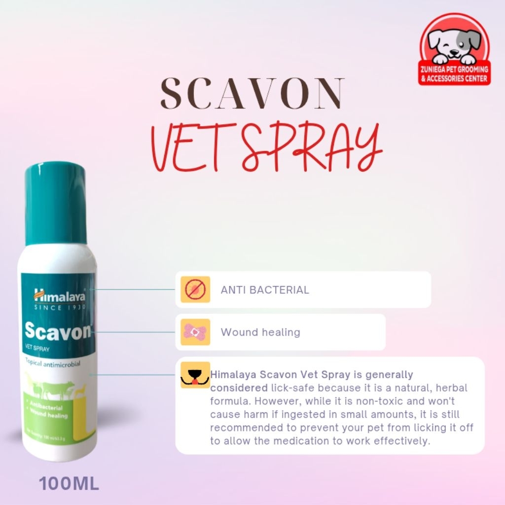 Himalaya Scavon Vet Spray Wound Healer 100ml | Shopee Philippines