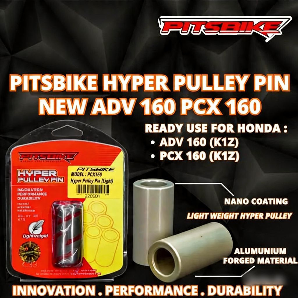 PITSBIKE ADV160 PCX160 CERAMIC HYPER PULLEY PIN BUSHING LIGHTEN ...