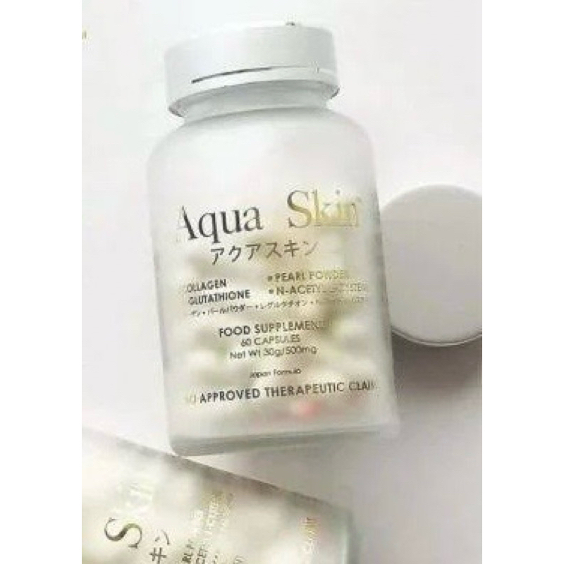 aqua skin glutathione fda approved FDA APPROVED] Aqua Skin Glutathione Japan made 60 capsules