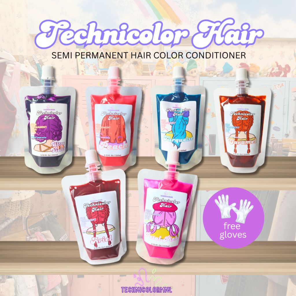 Technicolor Hair Semi Permanent Hair Color Conditioner (110ml) | Shopee ...