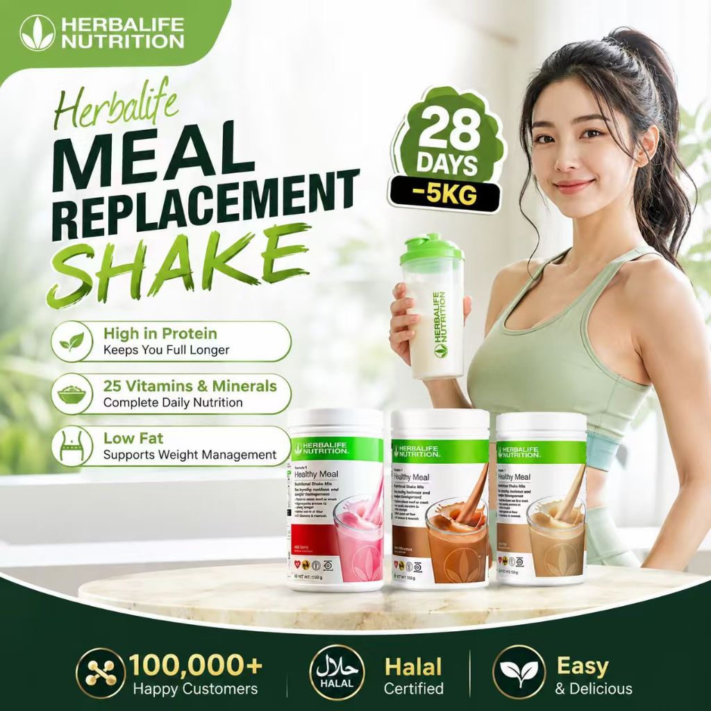 Herbalife F1 Nutritional Shake instant Tea set- Wild Berry Cafe