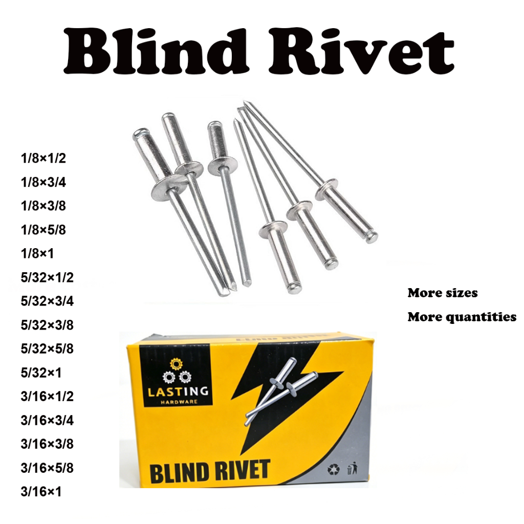 Shop blind rivets per box for Sale on Shopee Philippines