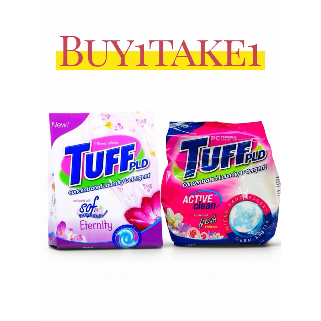 Buy1take1 TUFF PLD detergent Powder 1kg | Shopee Philippines