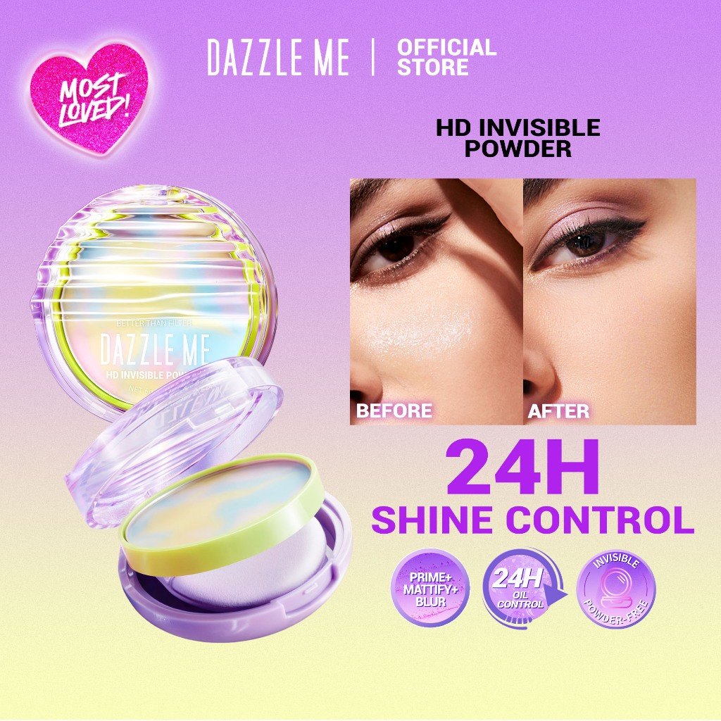 MOST LOVED! | DAZZLE ME Better Than Filter HD Invisible Powder | 24H ...