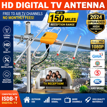 HD Digital TV Antenna Digital TV Aerial Outdoor Antenna HDTV DTV ...