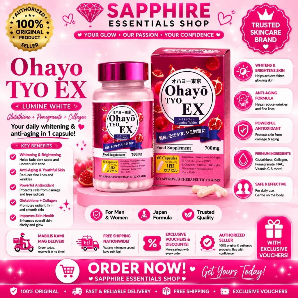 ohayo tokyo glutathione price philippines OHAYO TYO Tokyo EX Lumine White Glutathione Collagen Capsules