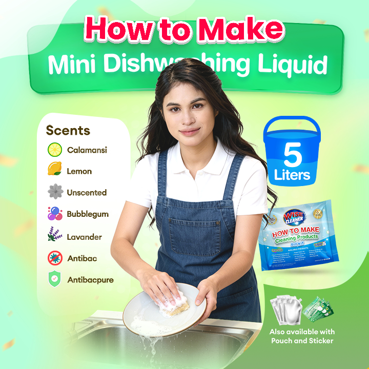 Wise Cleaner Mini DIY Dishwashing Liquid Kit 5L for Home, Trial, Refill ...