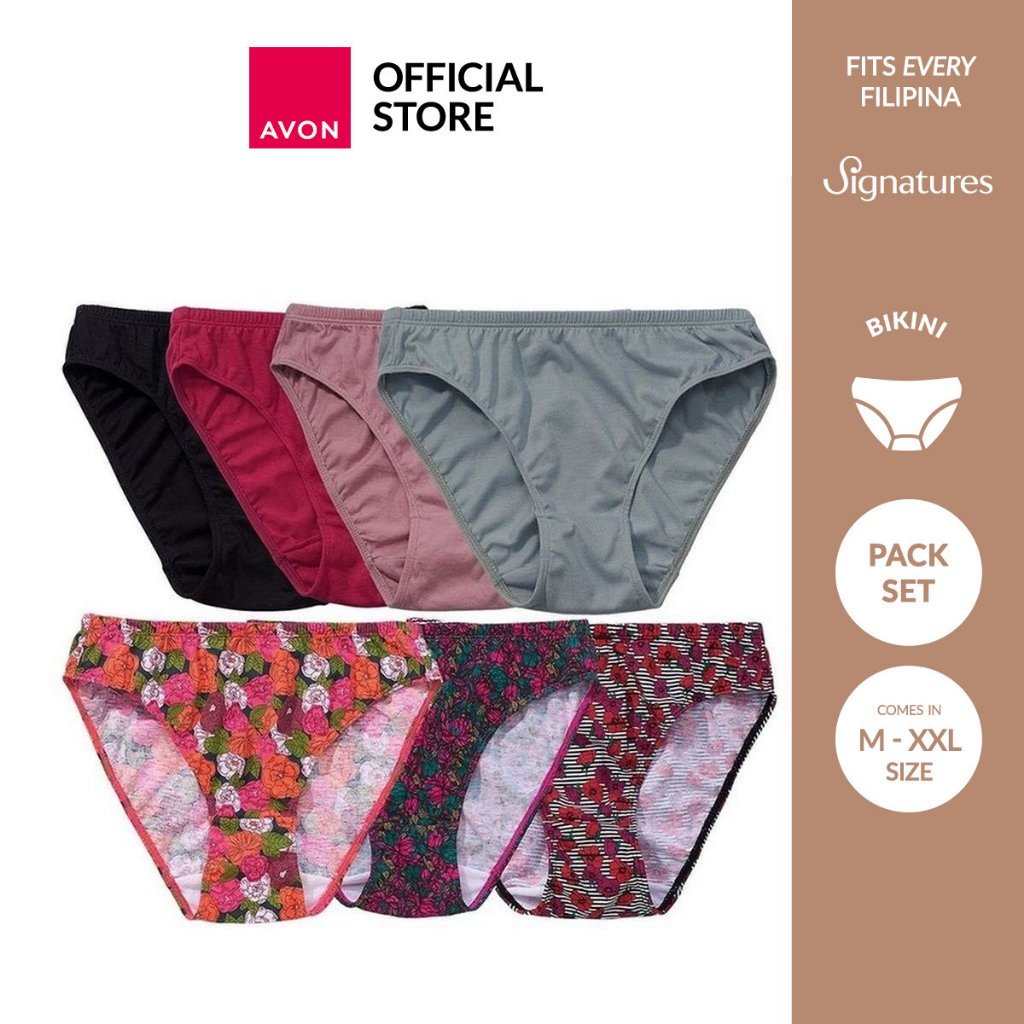 AVON INTIMATES | SIGNATURES Margo 7-In-1 Bikini Panty (7pcs/Pack ...