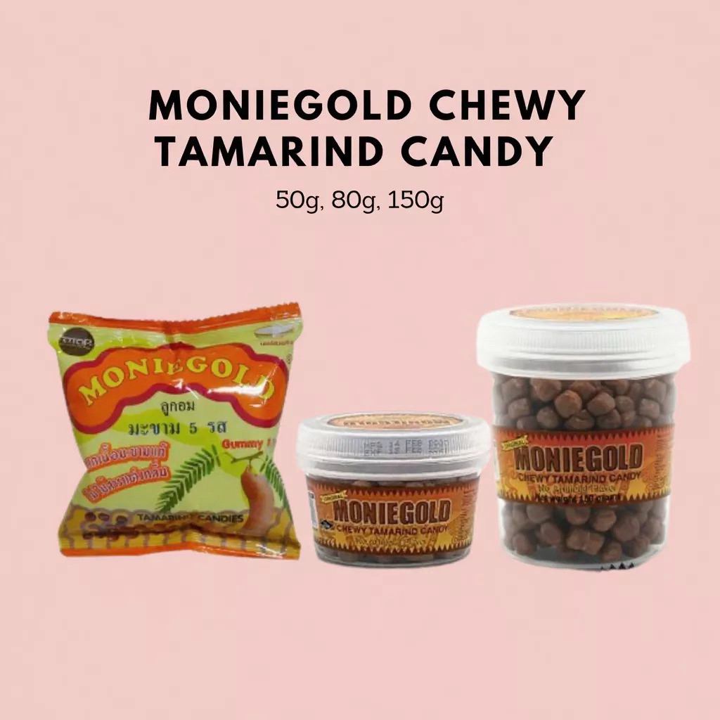 Moniegold Chewy Tamarind Candy 80g/150g | Shopee Philippines