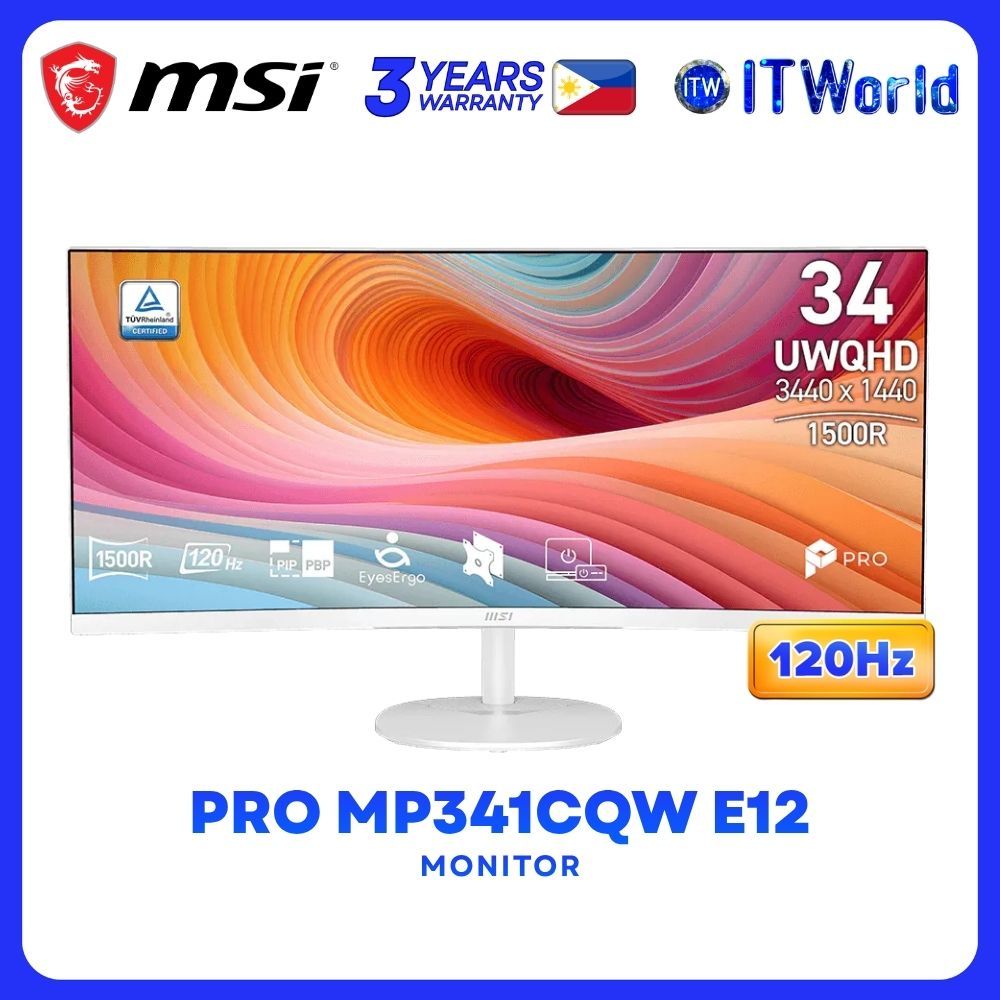 MSI PRO MP341CQW E12 - 34