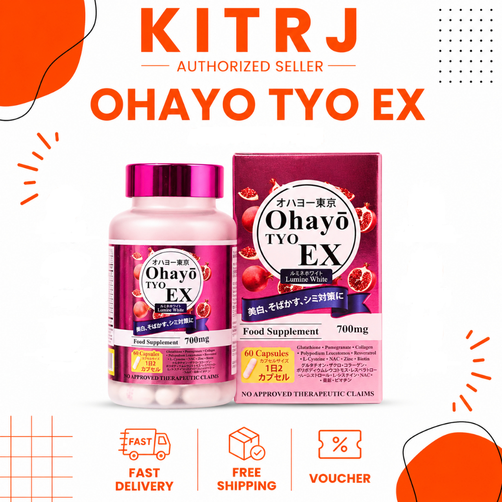 ohayo tokyo glutathione OhayoTYO EX Lumine White 700mg, 60 Capsules : Health & Household Ohayo TYO EX Lumine White