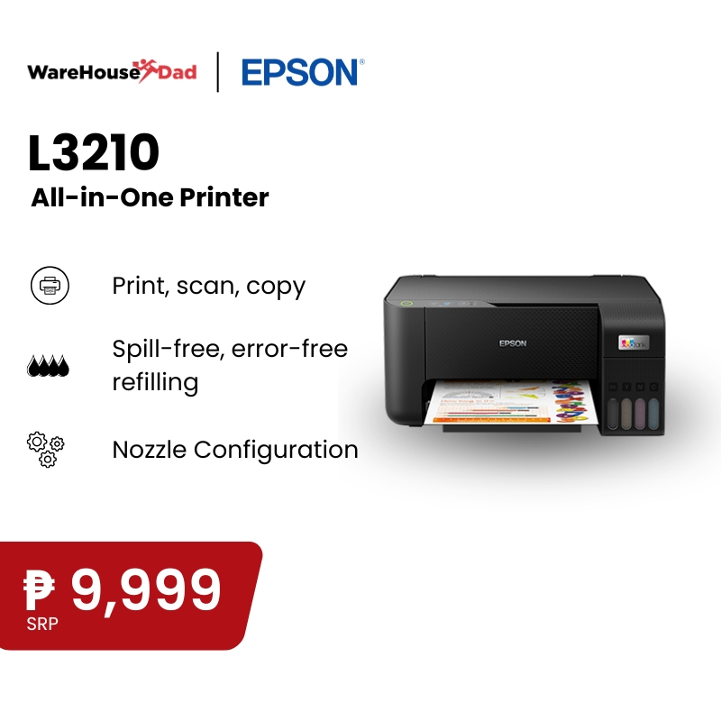 Epson L3210 (Print l Scan l Copy) All-in-One Printer l printer with ...