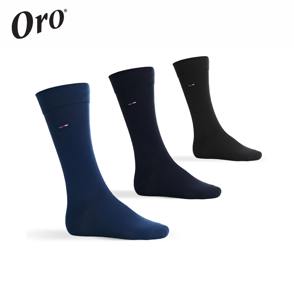 ORO 3 Pairs Men’s Executive Socks HB-A | Shopee Philippines