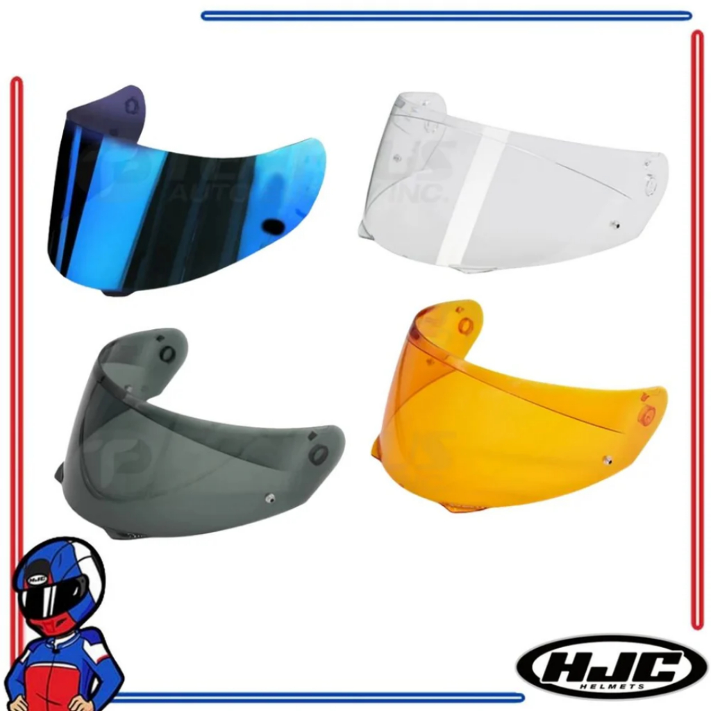 HJC Helmet Face Shield Lens For i90; i91 Clear, Gold, Silver Dark Smoke ...
