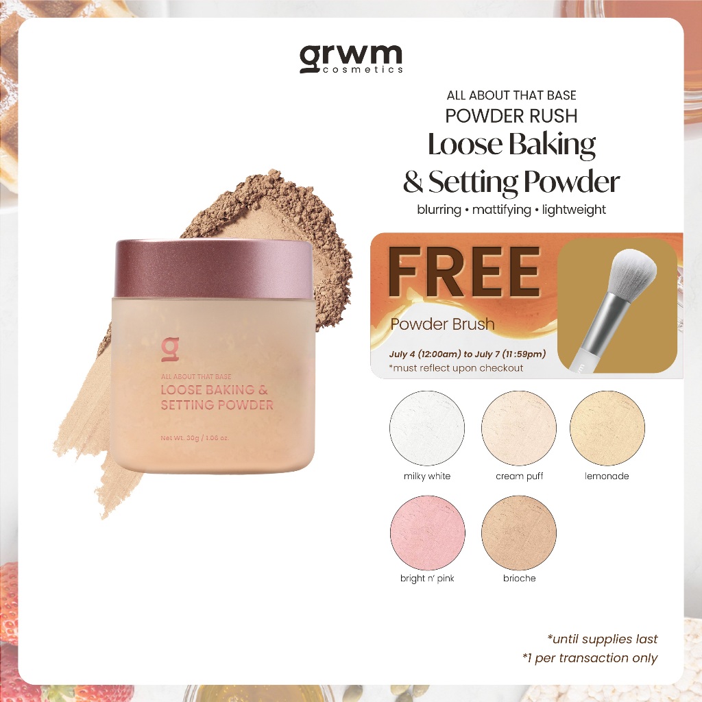GRWM Cosmetics Powder Rush - Loose Baking and Setting Powder | Shopee ...