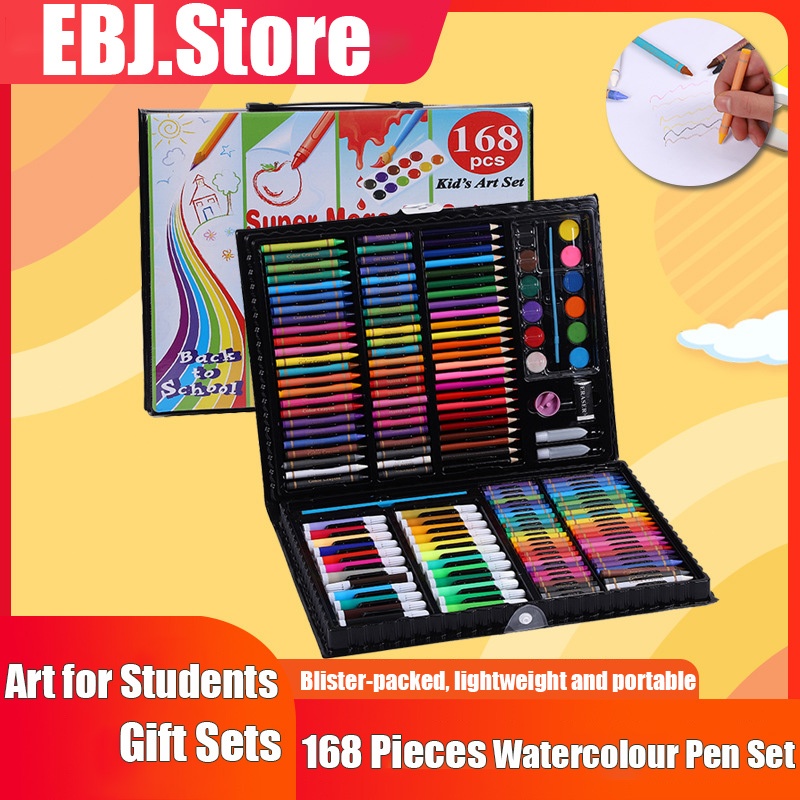 168PCS Coloring Art Set Kids Super Mega Art Coloring Set Portable ...