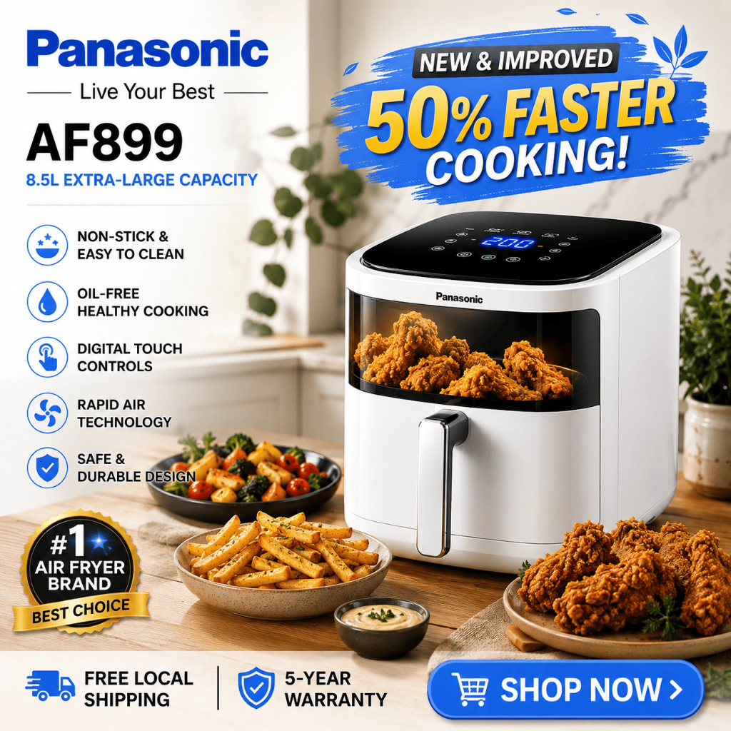 【HOT SALE】Air Fryer AF899 8.5 Litre Large High-Capacity Oil-Free & Less ...