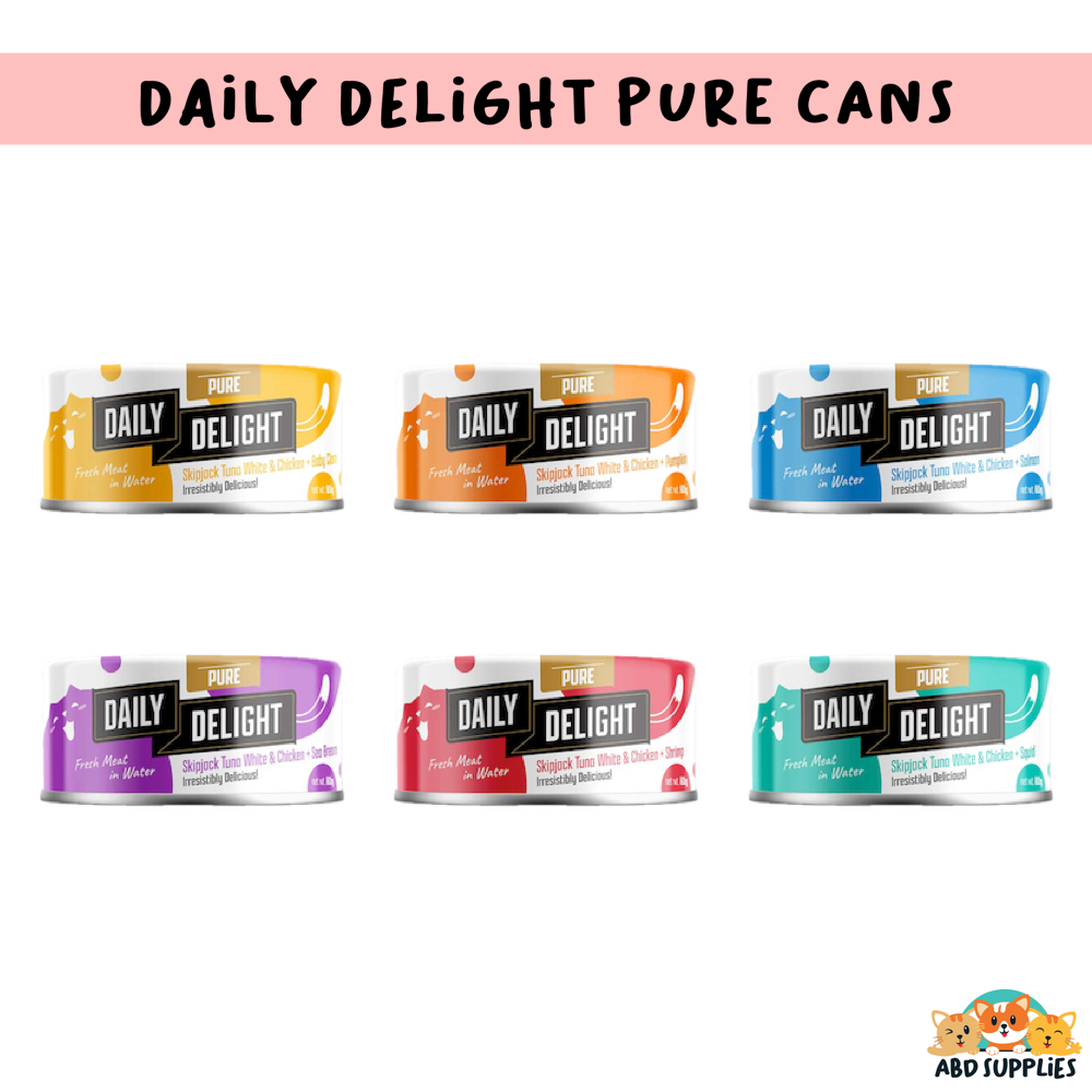 Daily Delight Canned Can Wet Cat Food (24 cans per box) | Shopee ...
