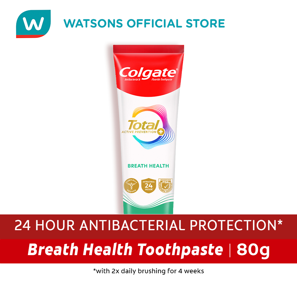 Colgate Total Breath Health Antibacterial Toothpaste 80g | Shopee ...