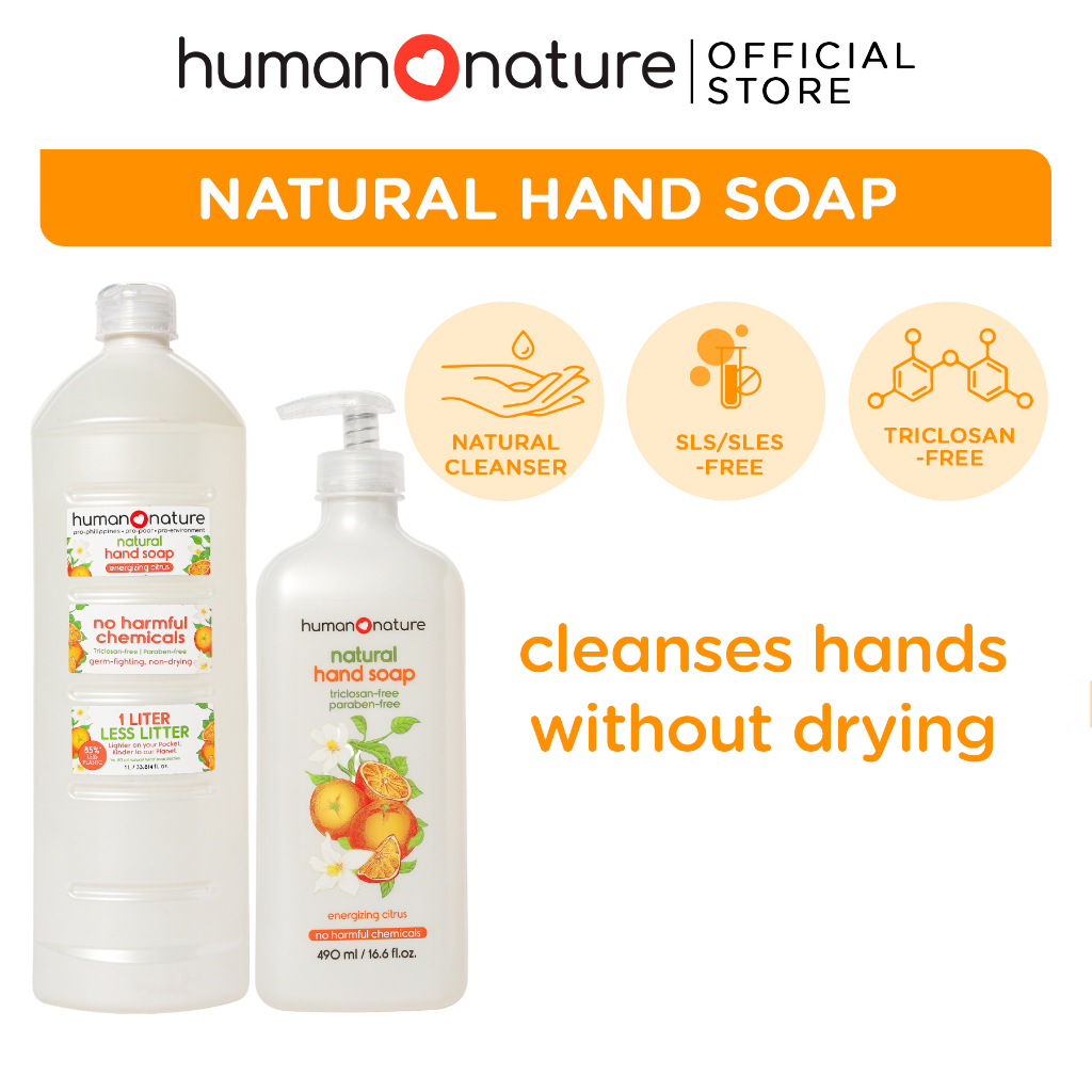 Human Nature Hand Soap Gentle Cleansing Moisturizing Fresh Clean ...