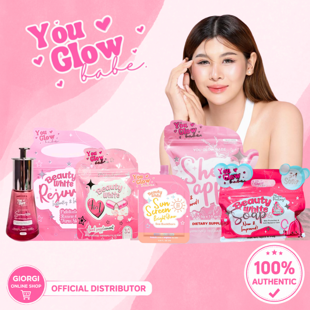 YOU GLOW BABE ALL PRODUCTS Shepu Appu Beauty White Soap Sunscreen