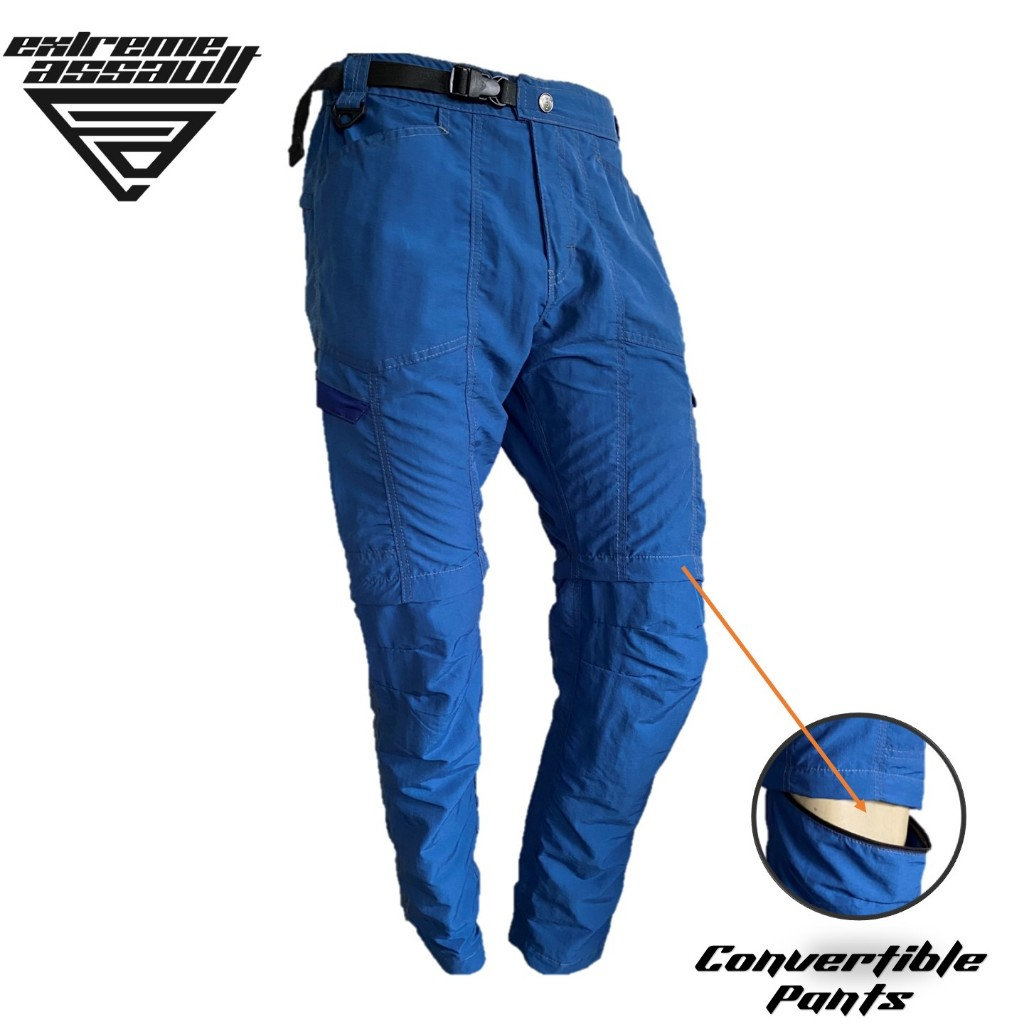Extreme Assault Ascent Pro 5 Teal Convertible MTB Long Pants Quick Dry ...
