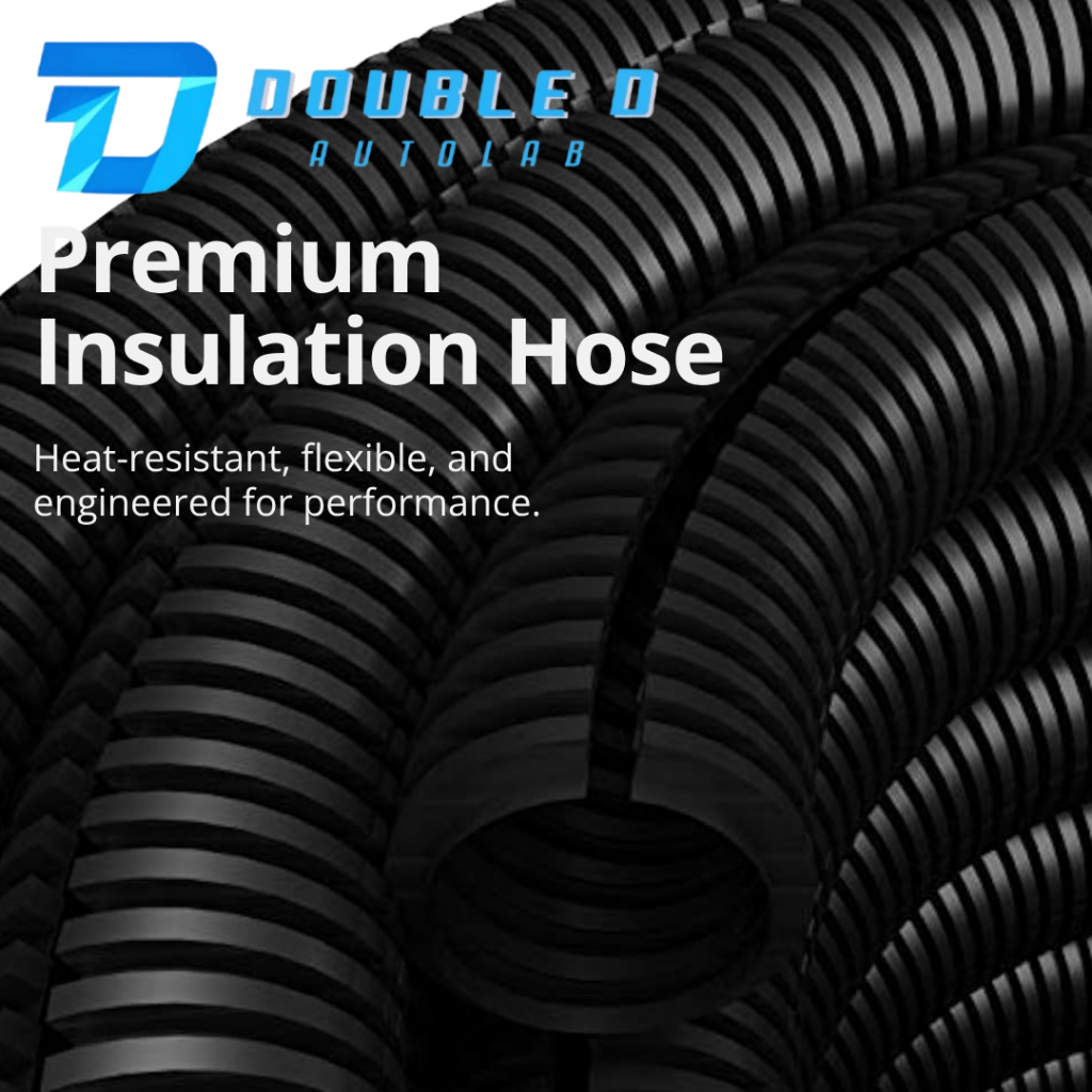 OPEN TYPE INSULATOR HOSE (PER METER) ALL SIZE (COLOR BLACK) UNIVERSAL ...