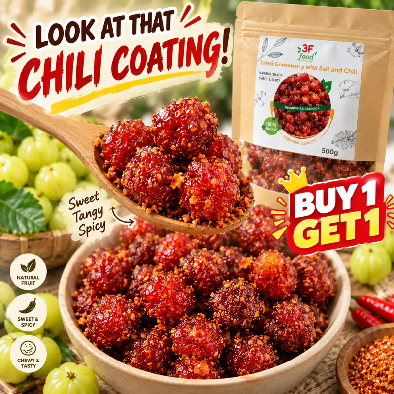 Ready Stock - SWEET GOOSEBERRY WITH SALT AND CHILI - 3F FOOD Thailand ...