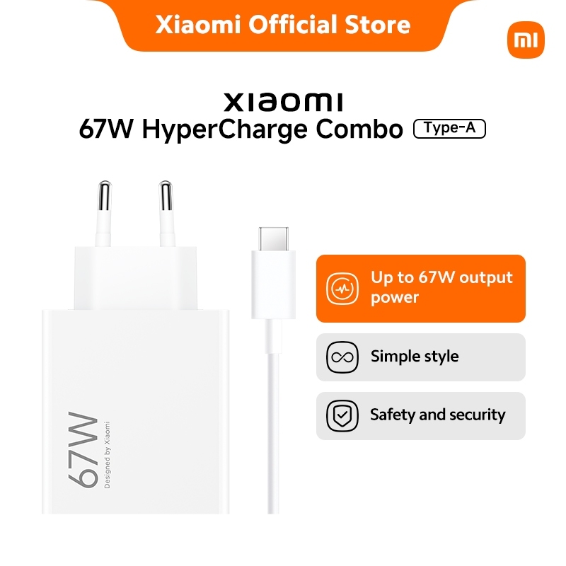 Xiaomi 67W HyperCharge Combo (Type-A) Global Version | Shopee Philippines