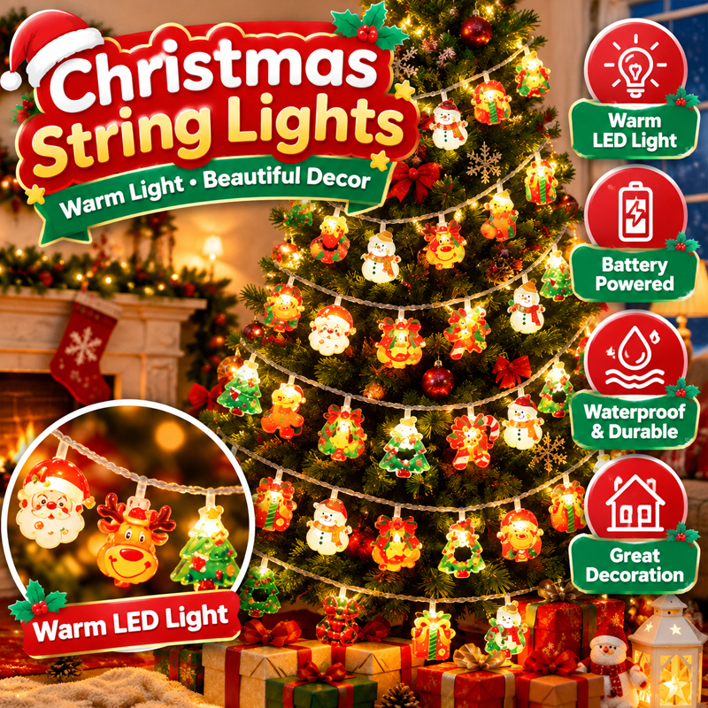 LED christmas lights String Lights Light Xmas christmas Tree Home Party ...