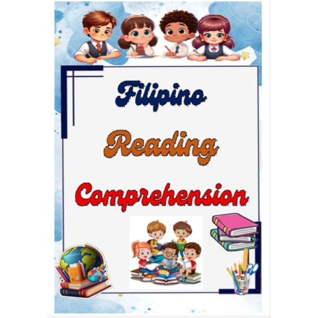 Filipino Reading Comprehension Book for Kids with Educational 30 pages ...