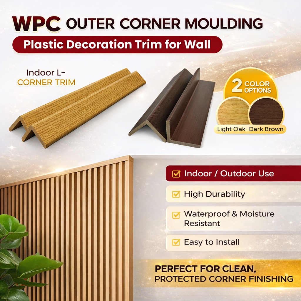 WPC Lcorner / Angle Trim / Edging / Endcap for Indoor and Outdoor ...