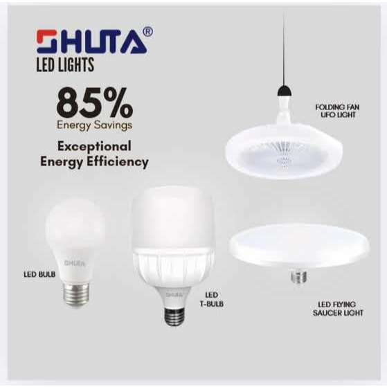 SHUTA LED BULB DAYLIGHT Flying Saucer Folding Fan UFO light T Bulb ...