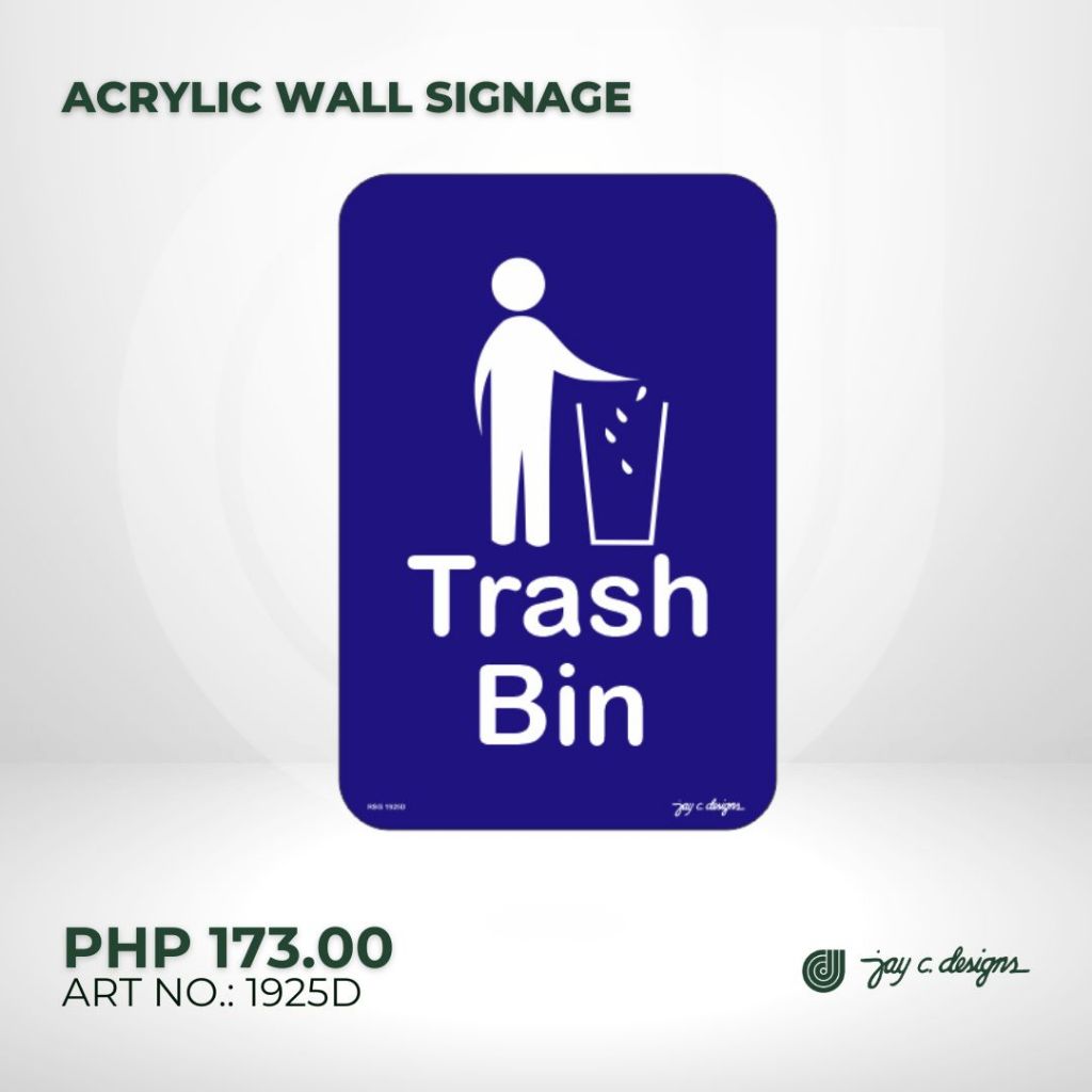 Shop garbage signage for Sale on Shopee Philippines
