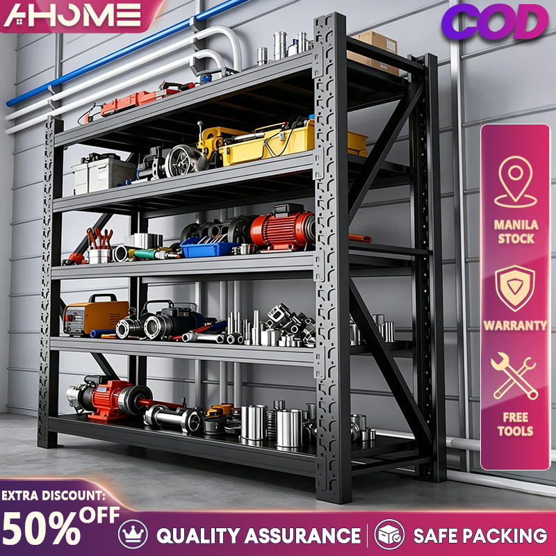 Rust-proof Heavy-duty Metal Rack Thickened Adjustable Storage Rack ...