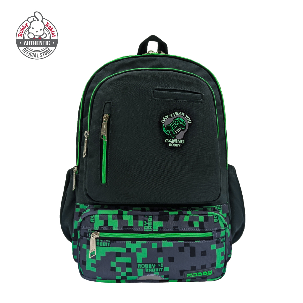 Robby Rabbit Gaming Gear Backpack 17-Inch (Yellow, Blue, Green ...