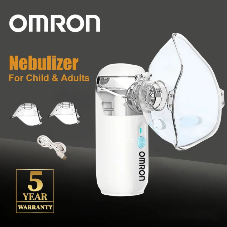 Omron Rechargeable Portable Nebulizer Machine for Kids and Adults ...