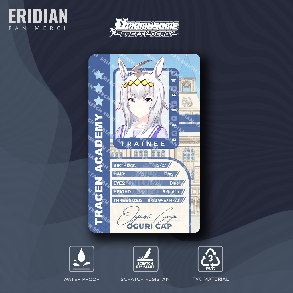 Umamusume Tracen Academy Collectible ID Cards Portrait Version by ...