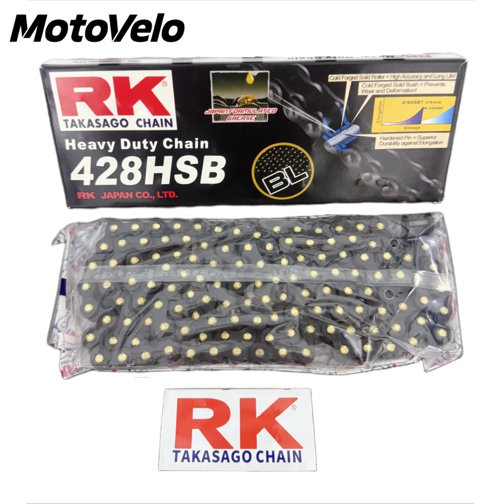 Motorcycle RK Color Chain 428HSB -130L/415HSBT-130L Motovelo | Shopee ...