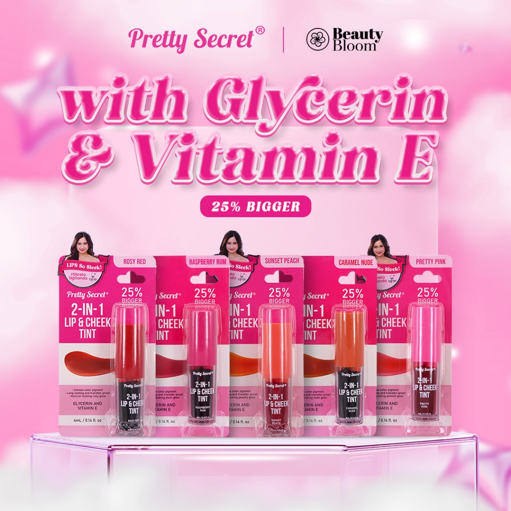 Pretty Secret 2 in 1 Lip and Cheek Tint - 4ml | Shopee Philippines