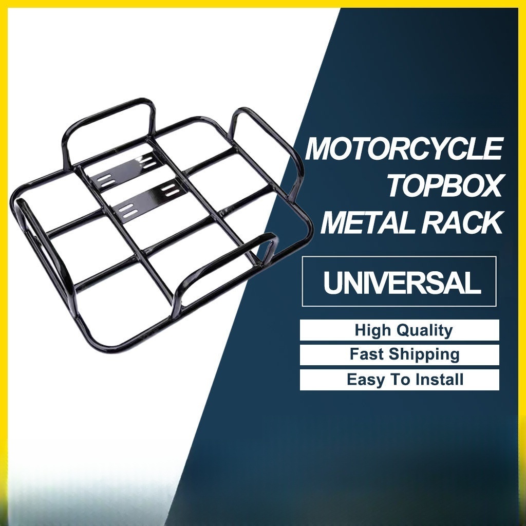 Motorcycle Ebike Back Rack Aluminum Shelf With Steel Bracket For ...