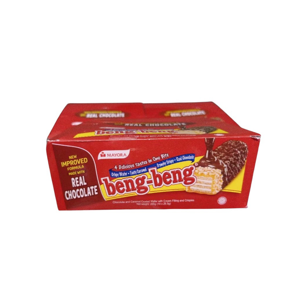 Beng Beng Crispy Wafer Chocolate 10 Pieces Inside (Box) | Shopee ...