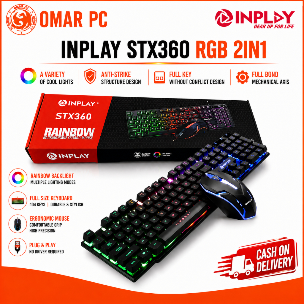 INPLAY STX360 RGB MOUSE AND KEYBOARD BUNDLE | Shopee Philippines